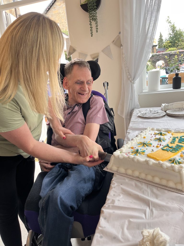 McFarlane Trust garden party people having fun