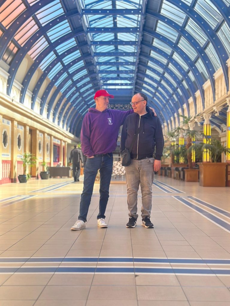 Stewart and Alan went to Blackpool
